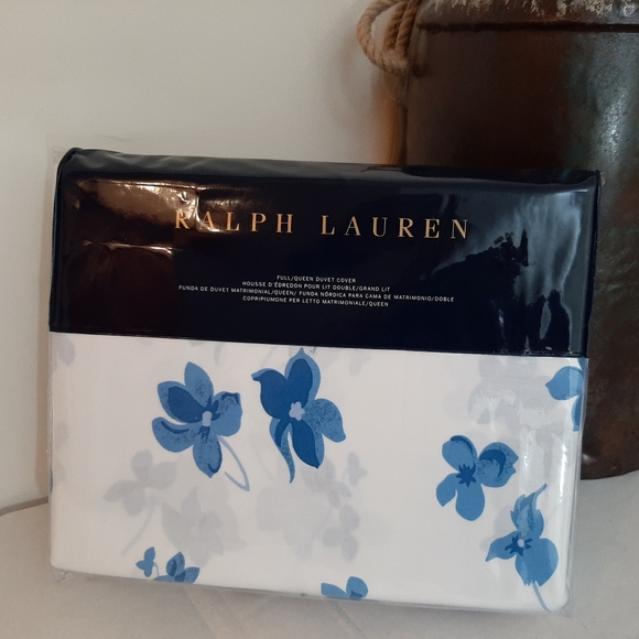 Ralph Lauren Georgica Maylen Queen Duvet Cover 2 standard Shams MSRP $615